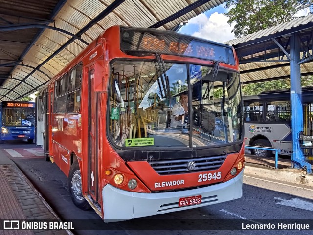 Autotrans > Turilessa 25945 na cidade de Belo Horizonte, Minas Gerais, Brasil, por Leonardo Henrique. ID da foto: 9601827.