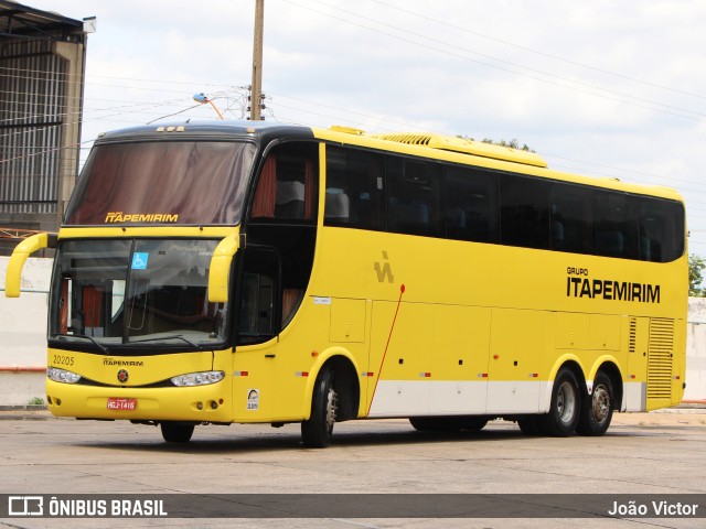 Viação Itapemirim 20205 na cidade de Teresina, Piauí, Brasil, por João Victor. ID da foto: 9604582.