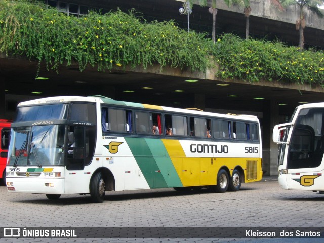 Empresa Gontijo de Transportes 5815 na cidade de Belo Horizonte, Minas Gerais, Brasil, por Kleisson  dos Santos. ID da foto: 9604453.