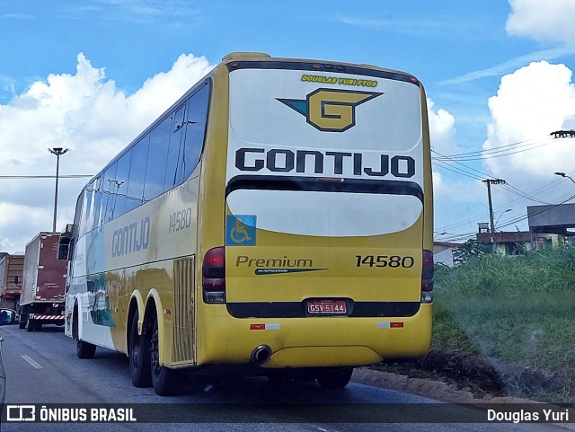 Empresa Gontijo de Transportes 14580 na cidade de Belo Horizonte, Minas Gerais, Brasil, por Douglas Yuri. Número da foto: #9602068.