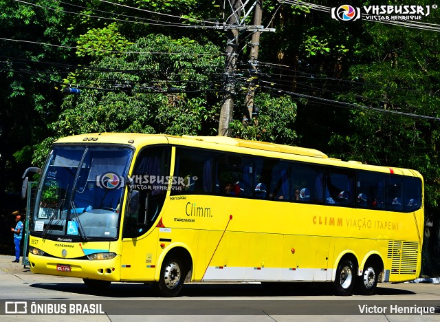 Viação Itapemirim 8827 na cidade de São Paulo, São Paulo, Brasil, por Victor Henrique. Número da foto: #9603446.