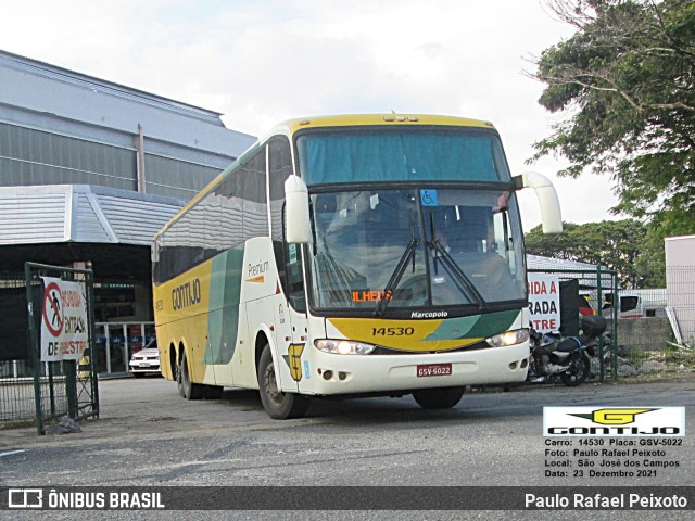 Empresa Gontijo de Transportes 14530 na cidade de São José dos Campos, São Paulo, Brasil, por Paulo Rafael Peixoto. ID da foto: 9601887.