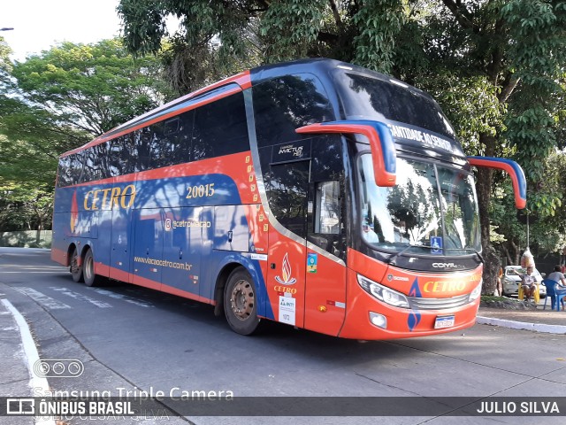 Viação Cetro 20015 na cidade de São Paulo, São Paulo, Brasil, por JULIO SILVA. Número da foto: #9604163.