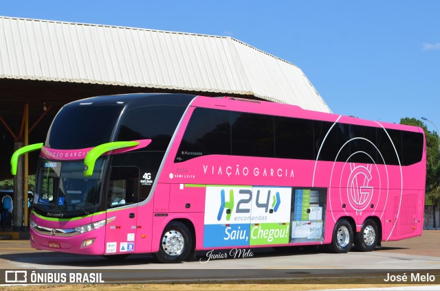 Viação Garcia 8554 na cidade de Maringá, Paraná, Brasil, por José Melo. ID da foto: 9601055.