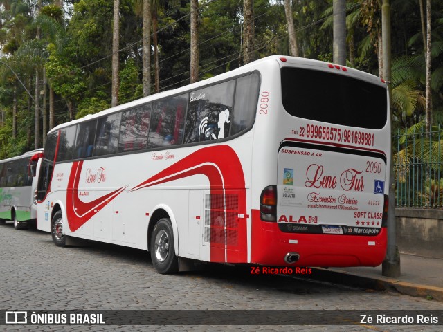 Lene Tur Transporte e Turismo 2080 na cidade de Petrópolis, Rio de Janeiro, Brasil, por Zé Ricardo Reis. Número da foto: #9601977.