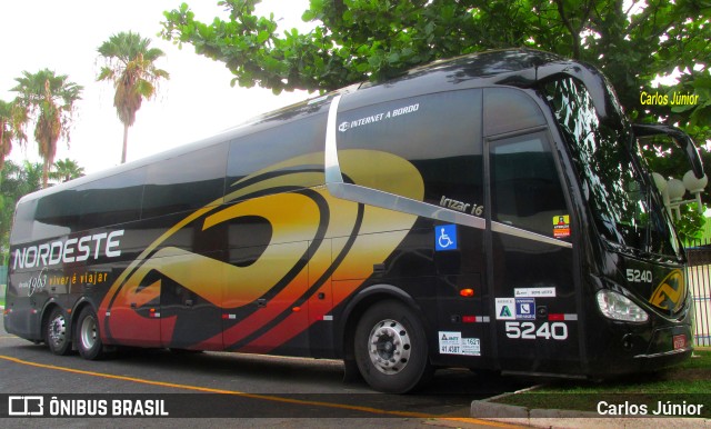 Expresso Nordeste 5240 na cidade de Goiânia, Goiás, Brasil, por Carlos Júnior. Número da foto: #9521041.