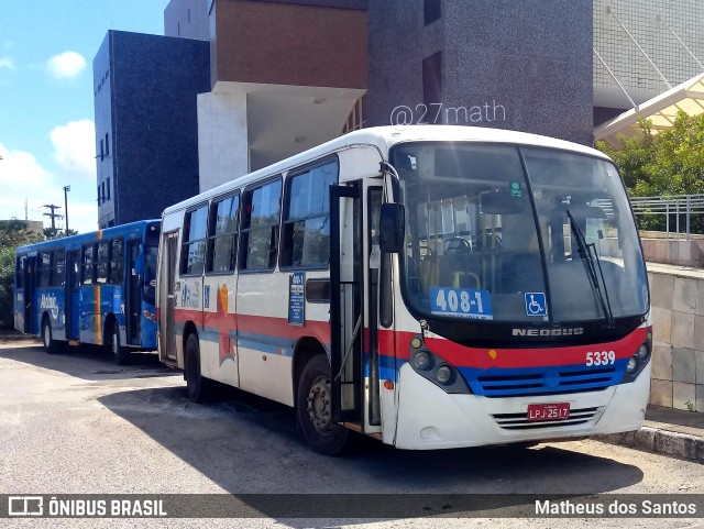 AVP - Auto Viação Paraíso 5339 na cidade de Aracaju, Sergipe, Brasil, por Matheus dos Santos. ID da foto: 9522481.