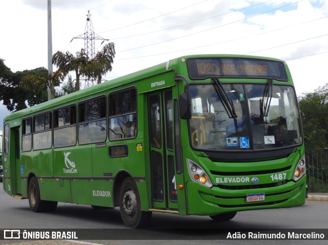 Viação Novo Retiro 1487 na cidade de Contagem, Minas Gerais, Brasil, por Adão Raimundo Marcelino. ID da foto: 9522936.