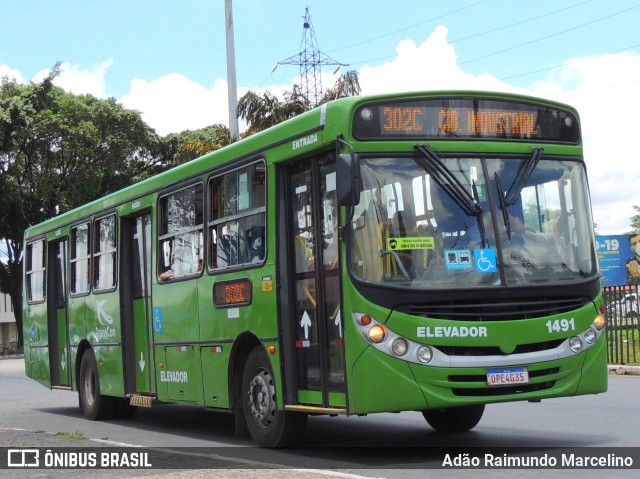 Viação Novo Retiro 1491 na cidade de Contagem, Minas Gerais, Brasil, por Adão Raimundo Marcelino. ID da foto: 9522918.