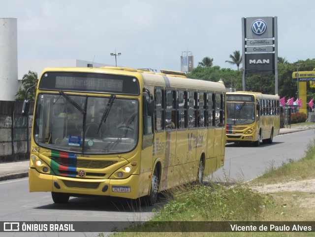 Expresso Vera Cruz 282 na cidade de Recife, Pernambuco, Brasil, por Vicente de Paulo Alves. ID da foto: 9522090.