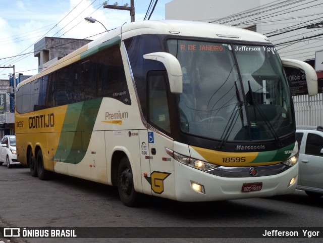 Empresa Gontijo de Transportes 18595 na cidade de Maceió, Alagoas, Brasil, por Jefferson  Ygor. ID da foto: 9522851.