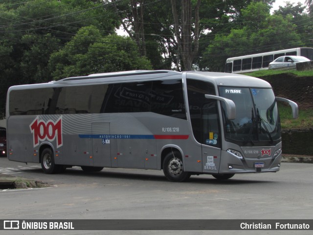 Auto Viação 1001 RJ 108.1218 na cidade de Muriaé, Minas Gerais, Brasil, por Christian  Fortunato. Número da foto: #9522607.