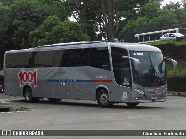 Auto Viação 1001 RJ 108.1218 na cidade de Muriaé, Minas Gerais, Brasil, por Christian  Fortunato. ID da foto: 9522607.