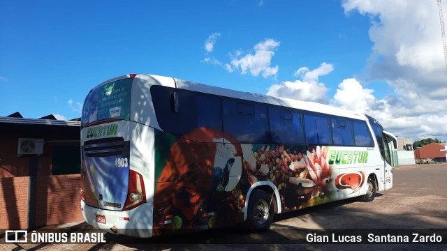 Eucatur - Empresa União Cascavel de Transportes e Turismo 4903 na cidade de Cacoal, Rondônia, Brasil, por Gian Lucas  Santana Zardo. ID da foto: 9521810.