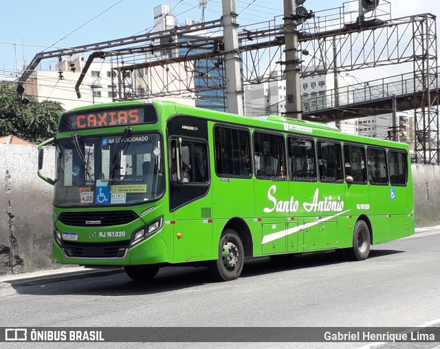 Transportes Santo Antônio RJ 161.020 na cidade de Duque de Caxias, Rio de Janeiro, Brasil, por Gabriel Henrique Lima. Número da foto: #9521963.