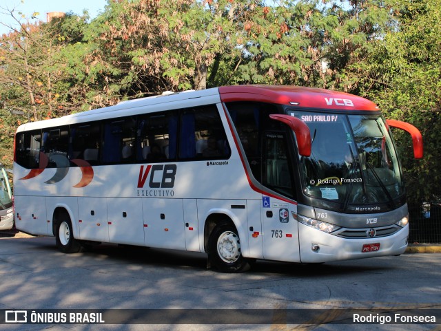 Viação Campo Belo - VCB Transportes 763 na cidade de São Paulo, São Paulo, Brasil, por Rodrigo Fonseca. ID da foto: 9521270.