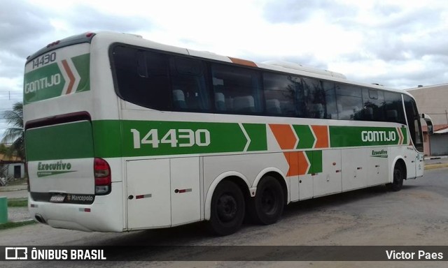 Empresa Gontijo de Transportes 14430 na cidade de Ipueiras, Ceará, Brasil, por Victor Paes. Número da foto: #9520911.