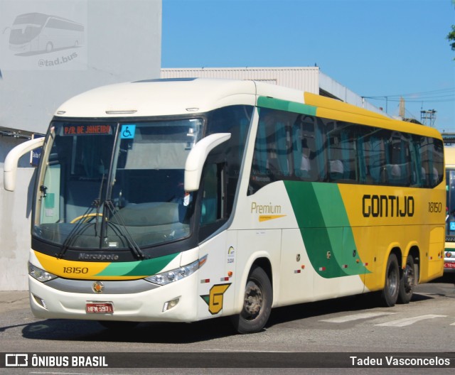 Empresa Gontijo de Transportes 18150 na cidade de Rio de Janeiro, Rio de Janeiro, Brasil, por Tadeu Vasconcelos. Número da foto: #9520656.