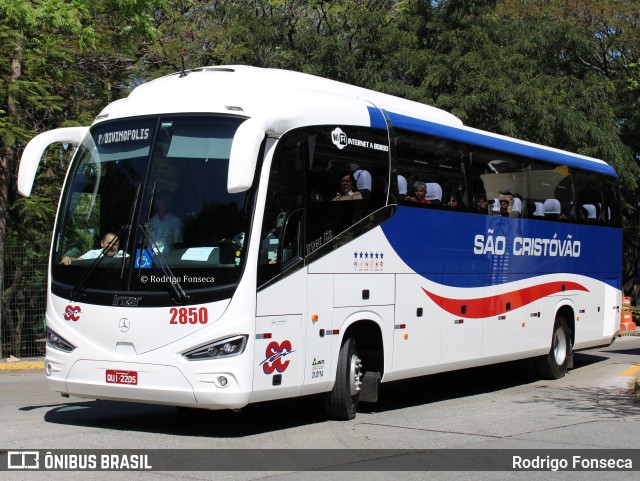 Viação São Cristóvão 2850 na cidade de São Paulo, São Paulo, Brasil, por Rodrigo Fonseca. ID da foto: 9521345.