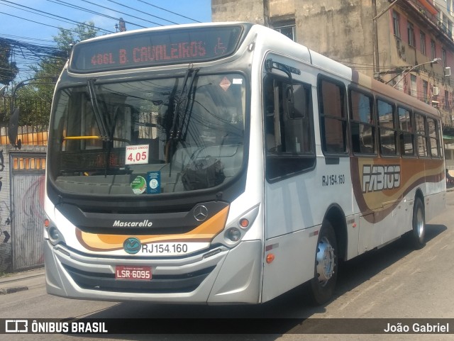 Transportes Fabio's RJ 154.160 na cidade de Duque de Caxias, Rio de Janeiro, Brasil, por João Gabriel. Número da foto: #9521790.