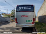 STT - Santa Tereza Transportes e Turismo 2820 na cidade de Bragança Paulista, São Paulo, Brasil, por Matheus Augusto Balthazar. Número da foto: #9521413.