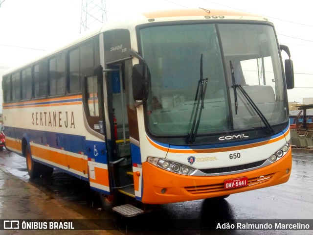 Viação Sertaneja 650 na cidade de João Pinheiro, Minas Gerais, Brasil, por Adão Raimundo Marcelino. ID da foto: 9608649.