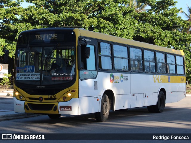 Viação Cidade de Maceió 1076 na cidade de Maceió, Alagoas, Brasil, por Rodrigo Fonseca. Número da foto: #9605090.