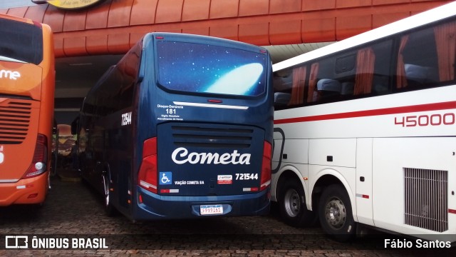 Viação Cometa 721544 na cidade de Registro, São Paulo, Brasil, por Fábio Santos. Número da foto: #9608490.