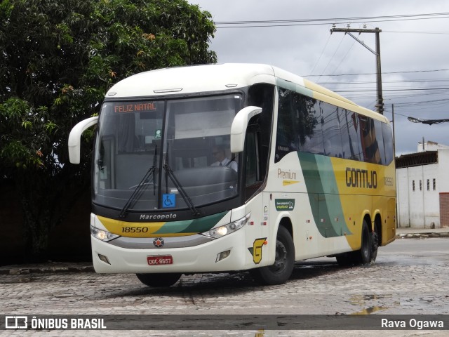 Empresa Gontijo de Transportes 18550 na cidade de Vitória da Conquista, Bahia, Brasil, por Rava Ogawa. ID da foto: 9606223.