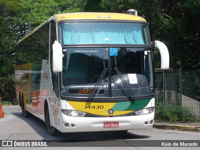 Empresa Gontijo de Transportes 14430 na cidade de São Paulo, São Paulo, Brasil, por Kaio de Macedo. ID da foto: 9607188.