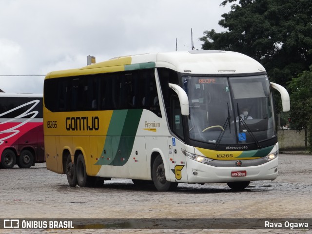 Empresa Gontijo de Transportes 18265 na cidade de Vitória da Conquista, Bahia, Brasil, por Rava Ogawa. ID da foto: 9606193.