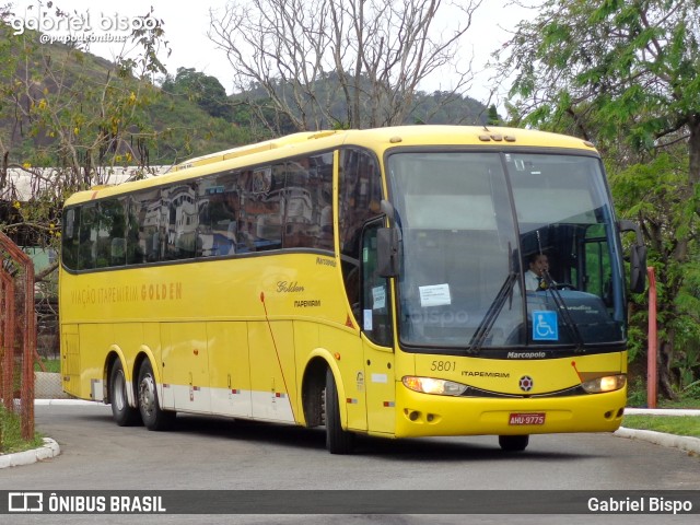 Viação Itapemirim 5801 na cidade de Vitória, Espírito Santo, Brasil, por Gabriel Bispo. Número da foto: #9607520.