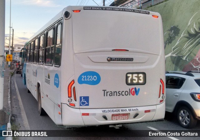 Santa Zita Transportes Coletivos 21230 na cidade de Cariacica, Espírito Santo, Brasil, por Everton Costa Goltara. ID da foto: 9605602.