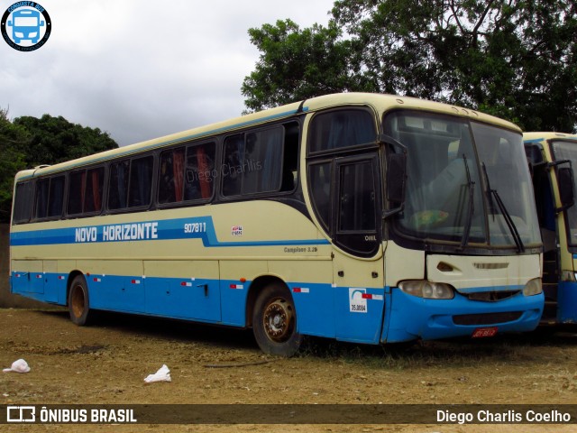 Viação Novo Horizonte 907811 na cidade de Vitória da Conquista, Bahia, Brasil, por Diego Charlis Coelho. Número da foto: #9606222.