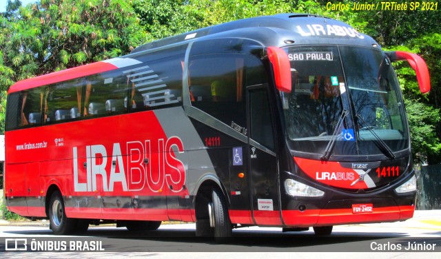 Lirabus 14111 na cidade de São Paulo, São Paulo, Brasil, por Carlos Júnior. ID da foto: 9607334.