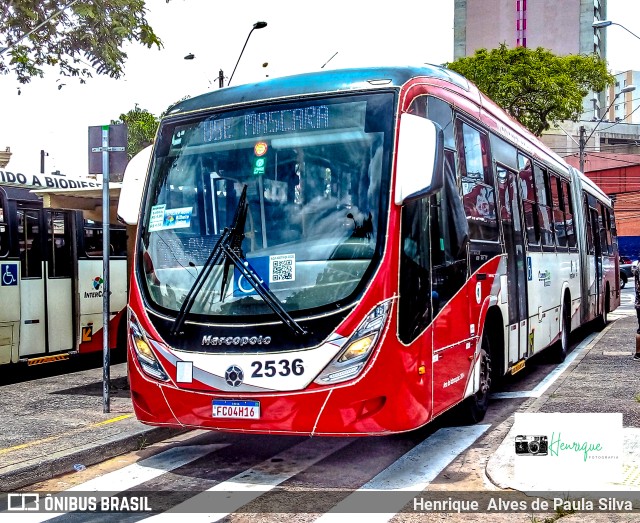 Expresso CampiBus 2536 na cidade de Campinas, São Paulo, Brasil, por Henrique Alves de Paula Silva. Número da foto: #9605480.