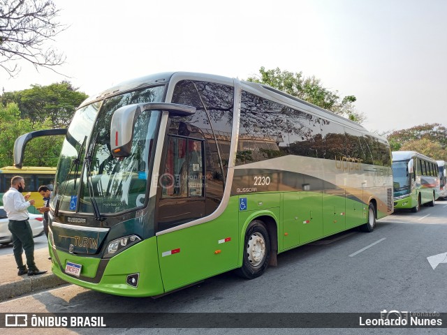 Turin Transportes 2230 na cidade de Belo Horizonte, Minas Gerais, Brasil, por Leonardo Nunes. ID da foto: 9608367.