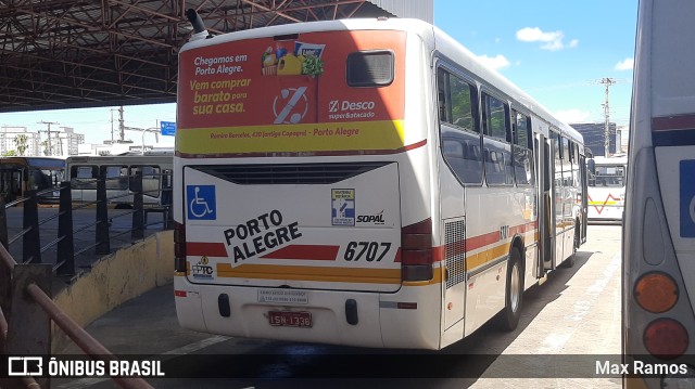 SOPAL - Sociedade de Ônibus Porto-Alegrense Ltda. 6707 na cidade de Porto Alegre, Rio Grande do Sul, Brasil, por Max Ramos. ID da foto: 9605102.