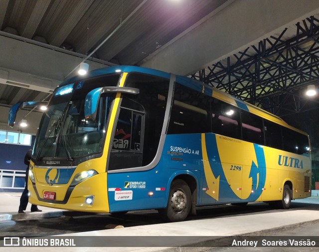 Viação Ultra 2298 na cidade de São Paulo, São Paulo, Brasil, por Andrey  Soares Vassão. Número da foto: #9605502.