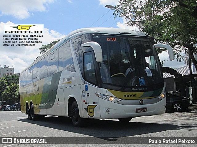 Empresa Gontijo de Transportes 18095 na cidade de São José dos Campos, São Paulo, Brasil, por Paulo Rafael Peixoto. Número da foto: #9606395.