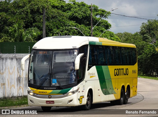 Empresa Gontijo de Transportes 19160 na cidade de Recife, Pernambuco, Brasil, por Renato Fernando. ID da foto: 9607346.