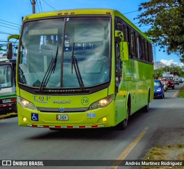 TQP - Transportes Quepos Puntarenas 70 na cidade de Puntarenas, Puntarenas, Costa Rica, por Andrés Martínez Rodríguez. Número da foto: #9607351.