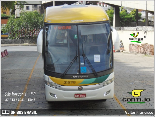 Empresa Gontijo de Transportes 21575 na cidade de Belo Horizonte, Minas Gerais, Brasil, por Valter Francisco. Número da foto: #9606238.