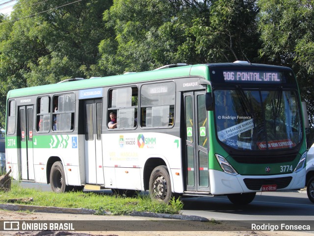 Auto Viação Veleiro 3774 na cidade de Maceió, Alagoas, Brasil, por Rodrigo Fonseca. Número da foto: #9606700.