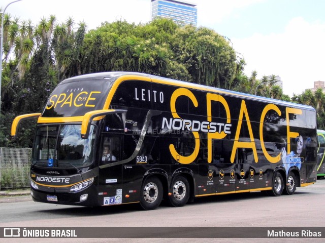 Expresso Nordeste 5840 na cidade de Curitiba, Paraná, Brasil, por Matheus Ribas. Número da foto: #9608551.