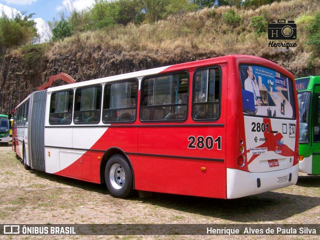 Itajaí Transportes Coletivos 2801 na cidade de Campinas, São Paulo, Brasil, por Henrique Alves de Paula Silva. Número da foto: #9605523.