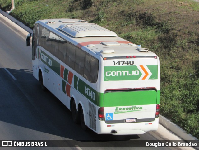 Empresa Gontijo de Transportes 14740 na cidade de Belo Horizonte, Minas Gerais, Brasil, por Douglas Célio Brandao. ID da foto: 9608158.