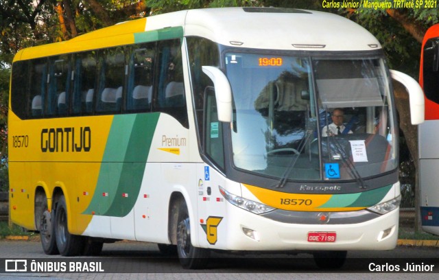 Empresa Gontijo de Transportes 18570 na cidade de São Paulo, São Paulo, Brasil, por Carlos Júnior. ID da foto: 9609336.