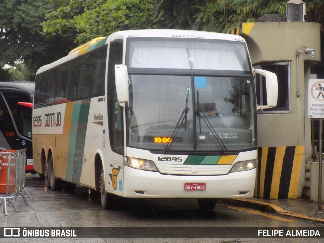 Empresa Gontijo de Transportes 12895 na cidade de São Paulo, São Paulo, Brasil, por FELIPE ALMEIDA. ID da foto: 9608785.