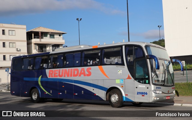 Reunidas Transportes Coletivos 29806 na cidade de Balneário Camboriú, Santa Catarina, Brasil, por Francisco Ivano. ID da foto: 9609145.